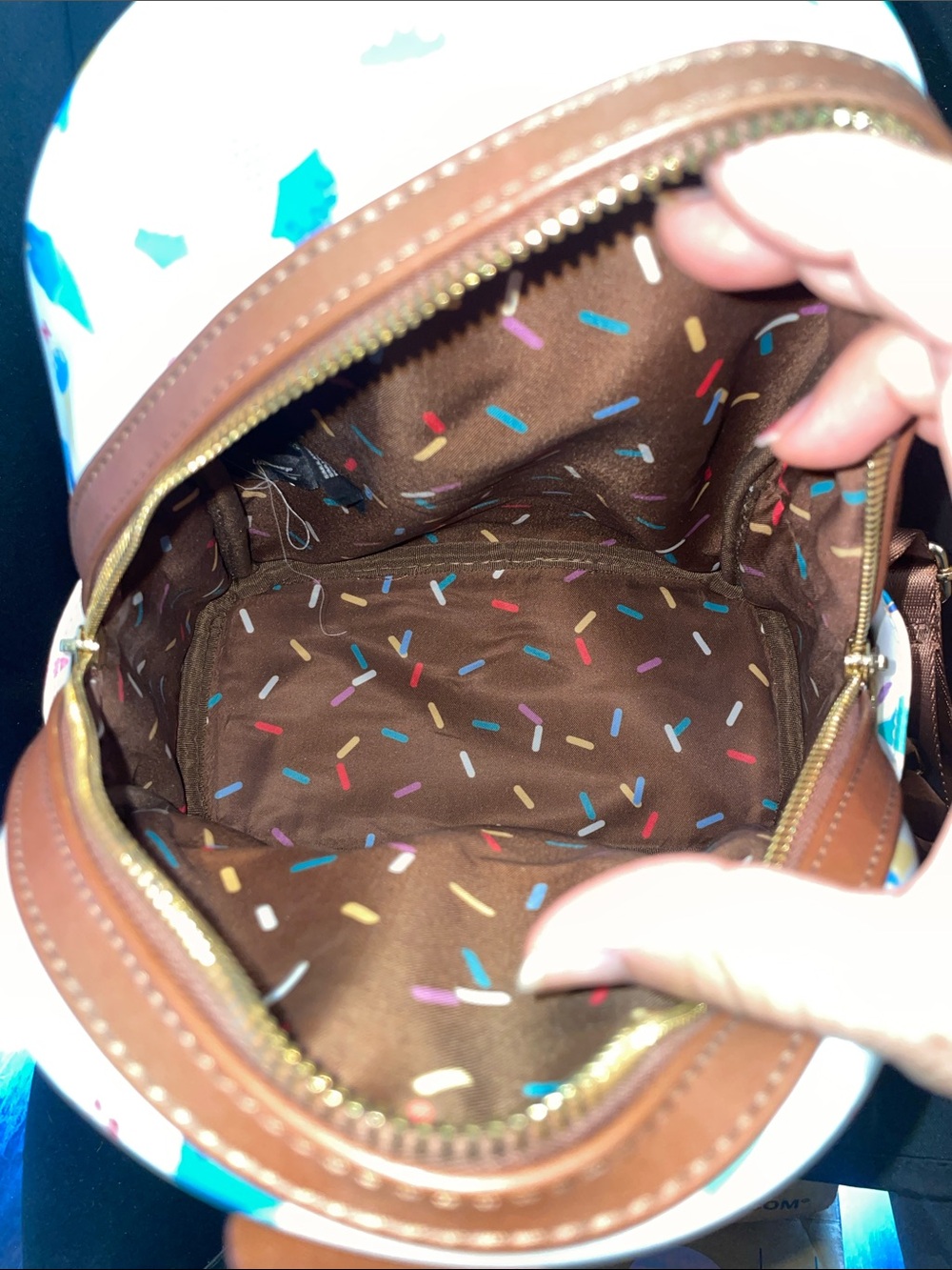 EUC DISNEY Loungefly Waffle Ice Cream Cone Backpack - Picture 8 of 11